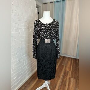 St. Malo 100% Silk Lingerie Skirt with Floral Details